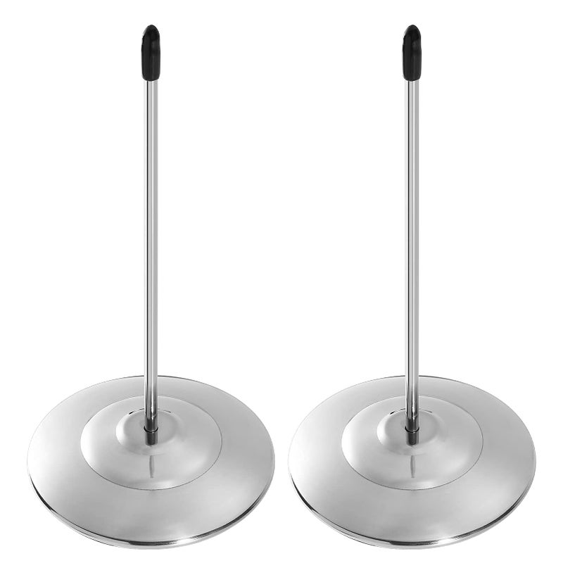 LIFSOBEUT 2PCS Bill Fork  Receipt Holder Spike  Stainless Steel Silver Restaurant Receipt Holder  Paper Memo Holder Check Spindle - Image 2